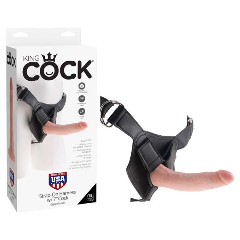 King Cock Strap-On Harness With 7